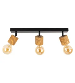 Onli Illuminazione Per Interno|Lampada da soffitto "matilde" barra 3 luci e27