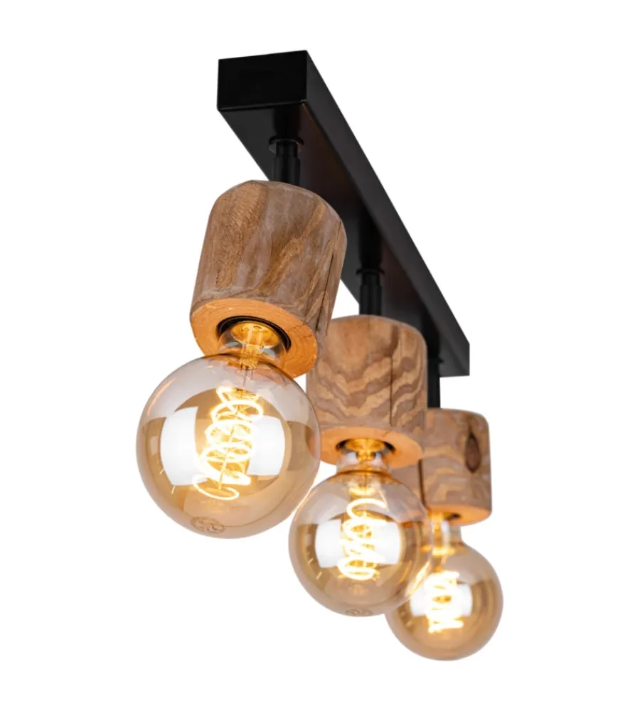Onli Illuminazione Per Interno|Lampada da soffitto "matilde" barra 3 luci e27