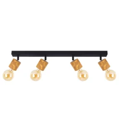 Onli Illuminazione Per Interno|Lampada da soffitto "matilde" barra 4 luci, e27