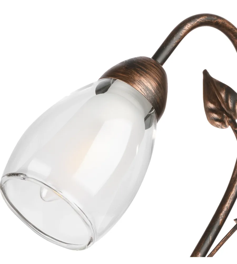 Illuminazione Per Interno-Onli Lampada da tavolo 1 luce "liliana" bronzo e14