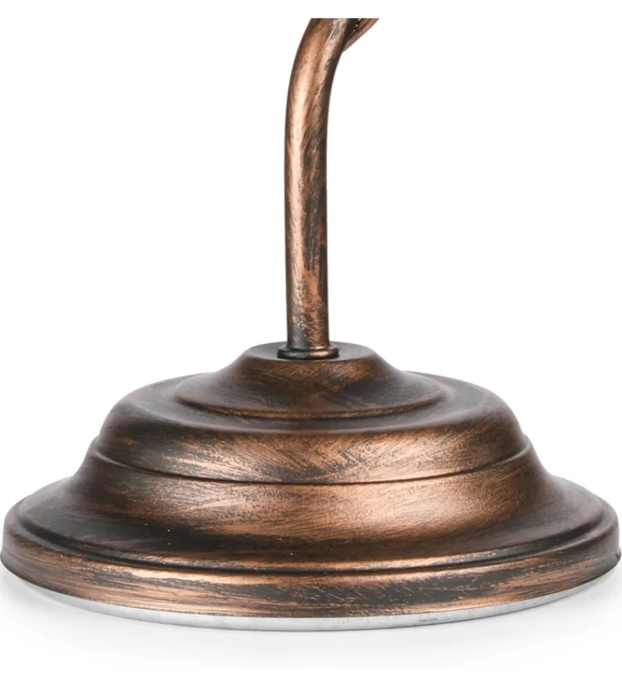 Illuminazione Per Interno-Onli Lampada da tavolo 1 luce "liliana" bronzo e14