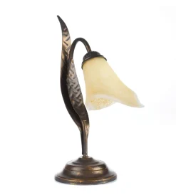 Illuminazione Per Interno-Onli Lampada da tavolo 1 luce "alga" bronzo e14