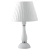 Illuminazione Per Interno|Lampada da tavolo "alfiere" bianco 32x54 cm, max 60w