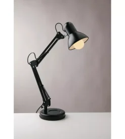Illuminazione Per Interno|Lampada da tavolo "architetto" nera, 60w
