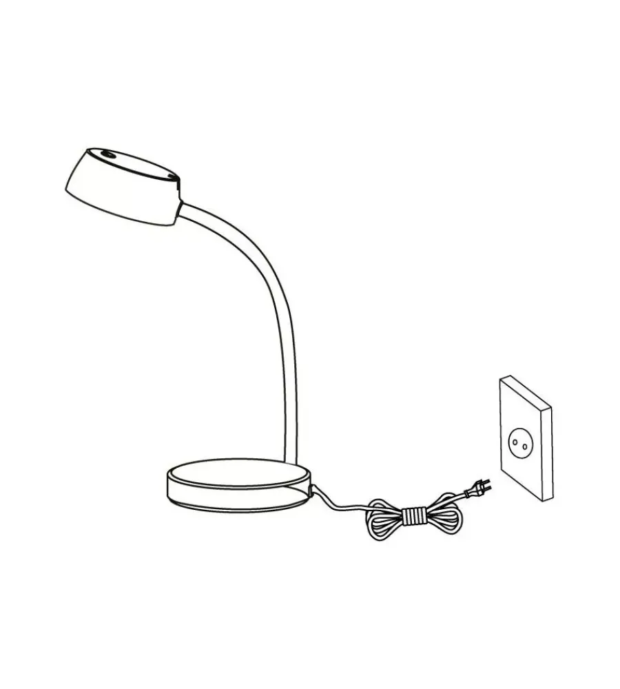 Eglo Illuminazione Per Interno|Lampada da tavolo led "cabales" bianco 3000k