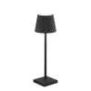 Illuminazione Per Esterno- Lampada da tavolo led ricaricabile essenza nera 3,5w