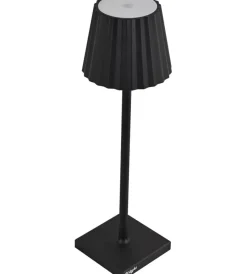 Illuminazione Per Esterno- Lampada da tavolo led ricaricabile essenza nera 3,5w