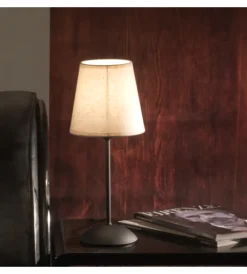Illuminazione Per Interno-Onli Lampada da tavolo "loris" nero e sabbia, e14