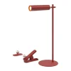 Illuminazione Per Interno- Lampada da tavolo magnetica ricaricabile rossa 3w, 4000k