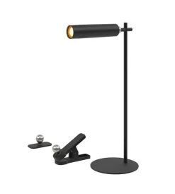 Discount Lampada da tavolo magnetica ricaricabile nera 3w, 4000k Illuminazione Per Interno