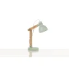 Onli Illuminazione Per Interno|Lampada da tavolo "nora" in legno e metallo verde, e14