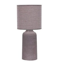 Illuminazione Per Interno-Onli Lampada da tavolo grande "shelly" marrone, e14