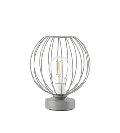 Onli Illuminazione Per Interno|Lampada da tavolo "melone" grigio, e27