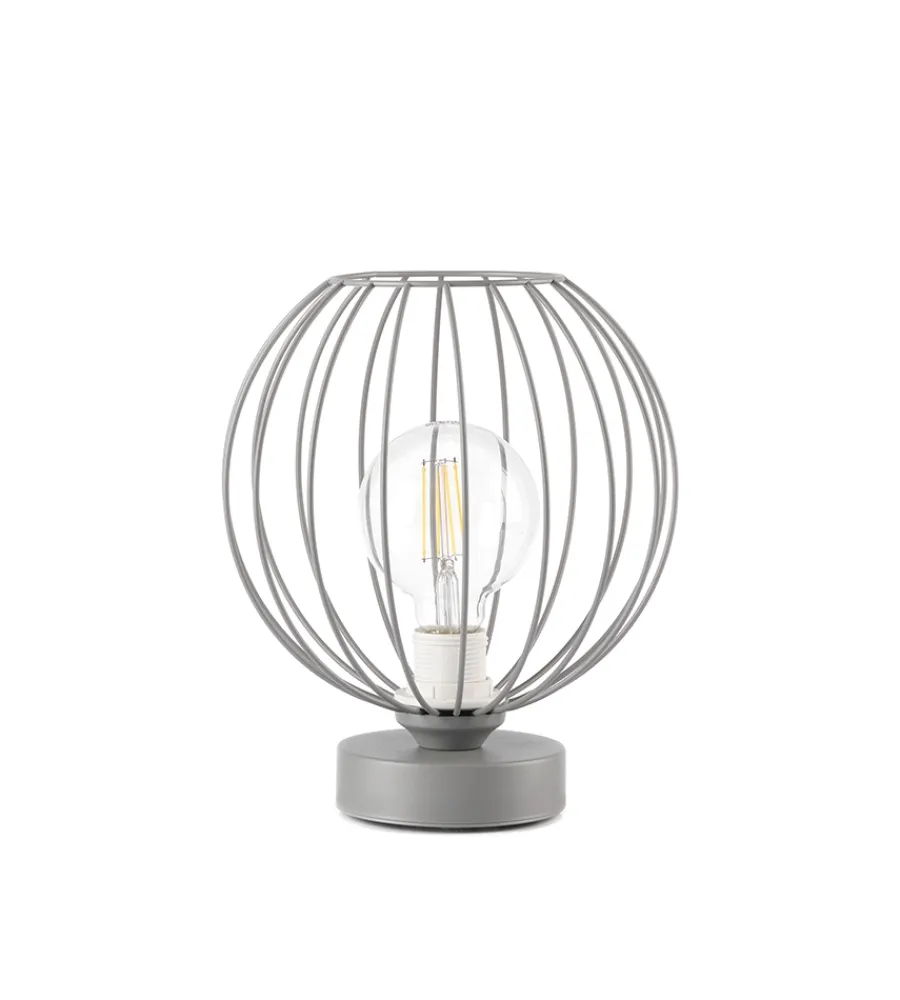 Onli Illuminazione Per Interno|Lampada da tavolo "melone" grigio, e27
