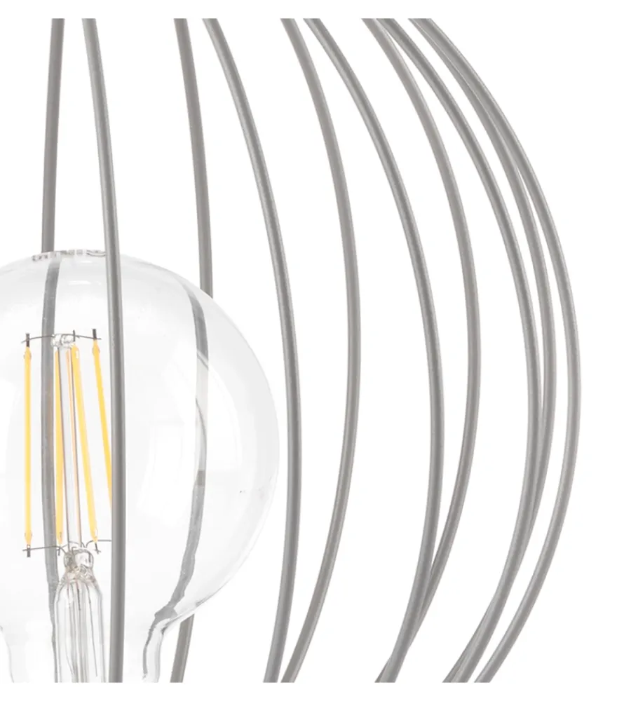 Onli Illuminazione Per Interno|Lampada da tavolo "melone" grigio, e27