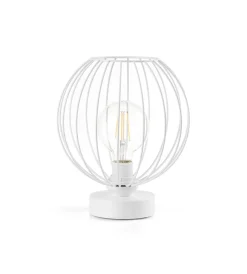 Onli Illuminazione Per Interno|Lampada da tavolo "melone" bianco, e27