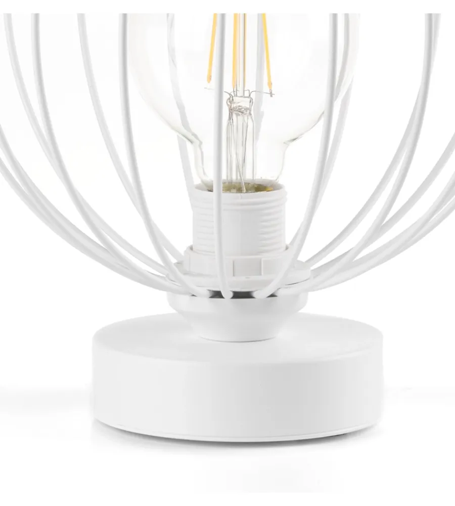 Onli Illuminazione Per Interno|Lampada da tavolo "melone" bianco, e27