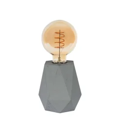 Illuminazione Per Interno-Onli Lampada da tavolo "ventura" 1 luce grigio e27