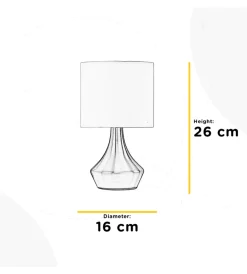Onli Illuminazione Per Interno|Lampada da tavolo ottone con paralume bianco, e14