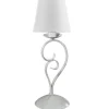 Sale Lampada da tavolo "pompei" in metallo avorio, e14 Illuminazione Per Interno