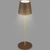 Hot Lampada da tavolo ricaricabile oro, 280 lumen Illuminazione Per Esterno