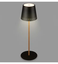 Illuminazione Per Esterno- Lampada da tavolo ricaricabile nero, 280 lumen