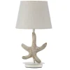 Onli Illuminazione Per Interno|Lampada da tavolo "stellina" legno e metallo, e27