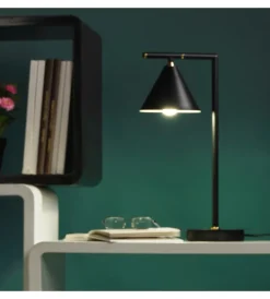 Hot Lampada da tavolo "taka" nero, e27 Illuminazione Per Interno