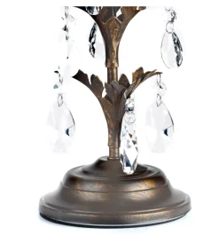 Illuminazione Per Interno-Onli Lampada da tavolo "teresa" bronzo, e14