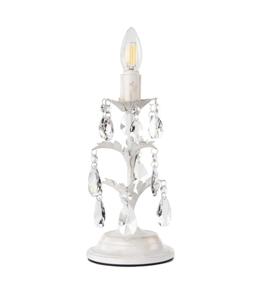Illuminazione Per Interno-Onli Lampada da tavolo "teresa" avorio, e14