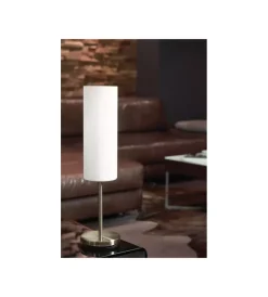 Eglo Illuminazione Per Interno|Lampada da tavolo "troy3" in vetro satinato, e27