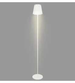 Sale Lampada da terra led ricaricabile e regolabile in altezza bianca, 400 lumen Illuminazione Per Esterno