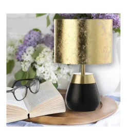 Illuminazione Per Interno-Onli Lampada "kint" in metallo nera e oro, e27