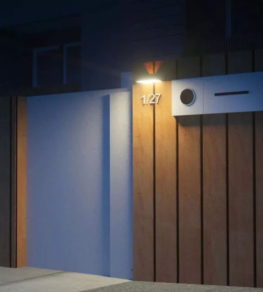 Illuminazione Per Esterno- Lampada led a muro da esterno vtac bianco 8000k