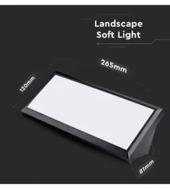 Best Lampada led da esterno a muro angolare nero, 12 w 4000 k Illuminazione Per Esterno