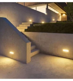 Illuminazione Per Esterno- Lampada led da esterno a muro angolare nero, 20 w 6400 k