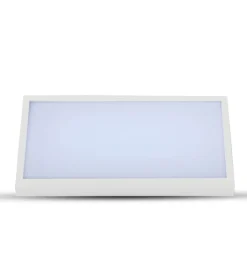 Illuminazione Per Esterno- Lampada led da esterno a muro angolare bianco, 20 w 3000 k