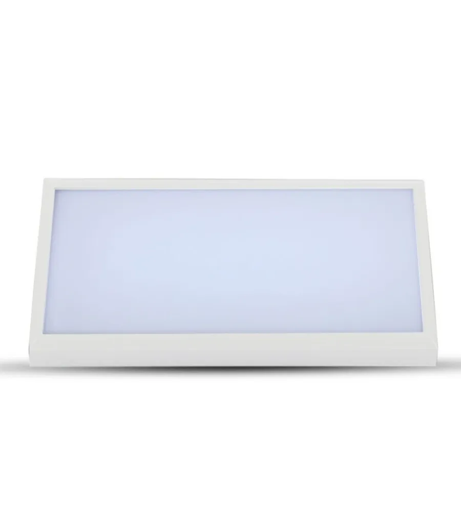 Illuminazione Per Esterno- Lampada led da esterno a muro angolare bianco, 20 w 3000 k