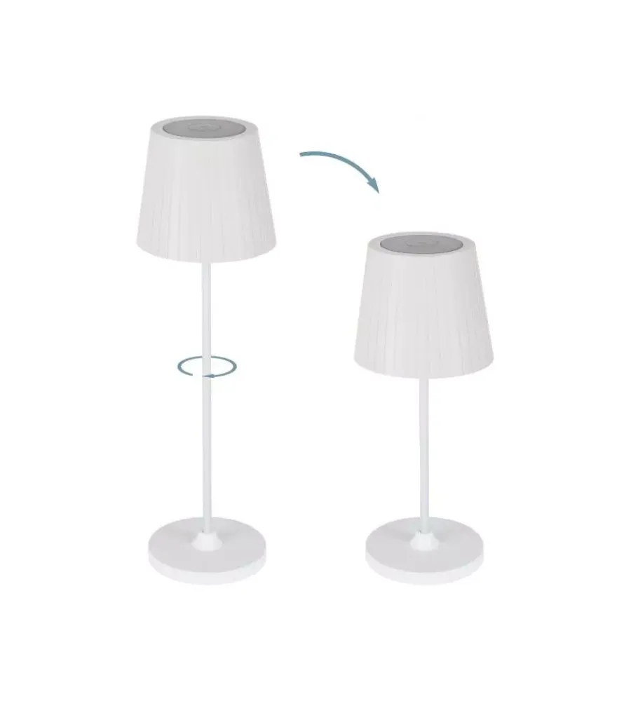 Illuminazione Per Esterno-Eglo Lampada led da esterno "cabozo" ricaricabile bianca 2400/3000/4000k