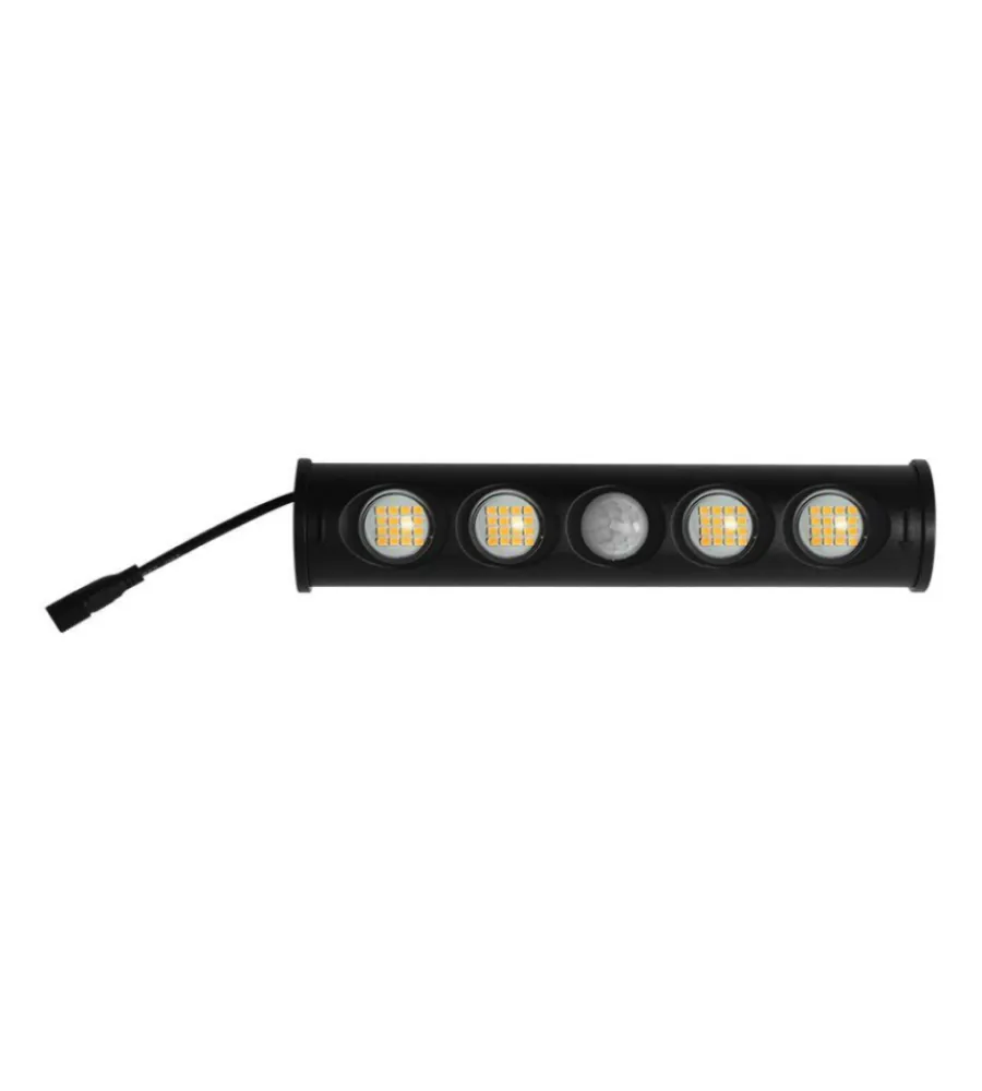 Illuminazione Per Esterno- Lampada led da giardino con pannello solare, 8 w 4000 k
