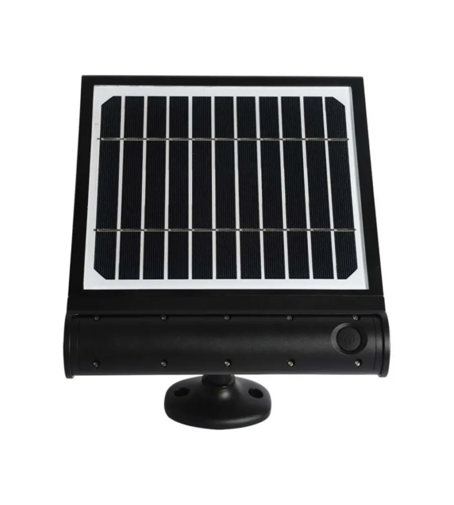 Illuminazione Per Esterno- Lampada led da giardino con pannello solare, 8 w 4000 k