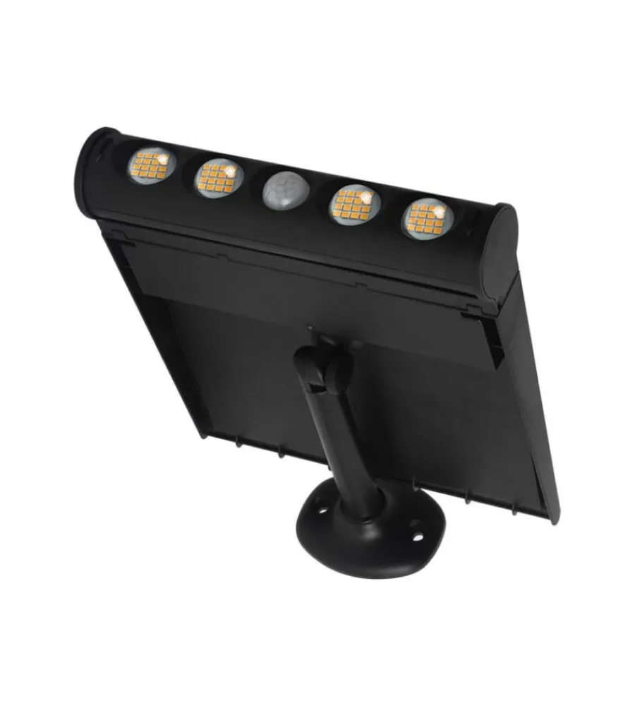 Illuminazione Per Esterno- Lampada led da giardino con pannello solare, 8 w 4000 k