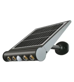 Illuminazione Per Esterno- Lampada led da giardino con pannello solare, 8 w 4000 k