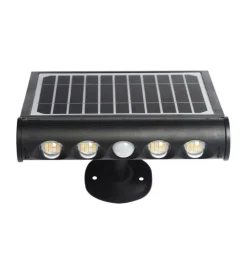 Illuminazione Per Esterno- Lampada led da giardino con pannello solare, 8 w 4000 k