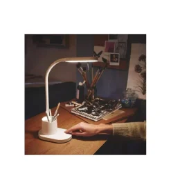 Illuminazione Per Interno-Philips Lampada led da tavolo "bucket" bianco 3000k