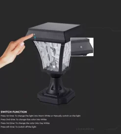 New Lampada led da tavolo vtac nero 3000+4000+6000k Illuminazione Per Esterno