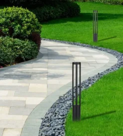 Outlet Lampada led da terra da esterno vtac nero 6400k 80cm Illuminazione Per Esterno