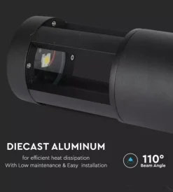 New Lampada led da terra da esterno vtac nero 3000k Illuminazione Per Esterno