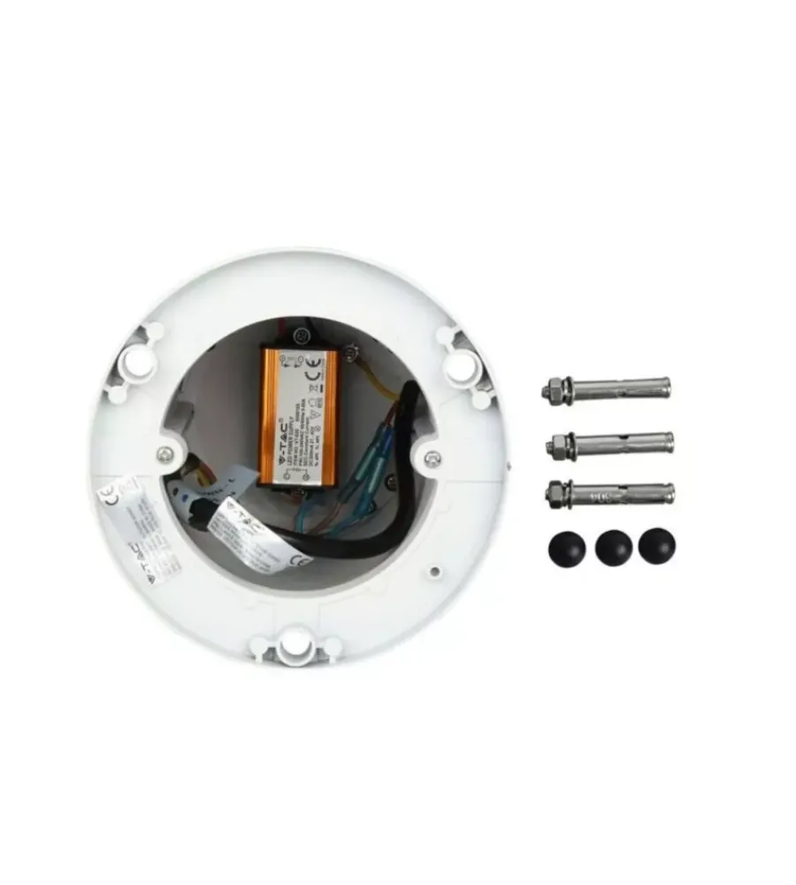 Illuminazione Per Esterno- Lampada led da terra da esterno vtac bianco 6400k 80cm