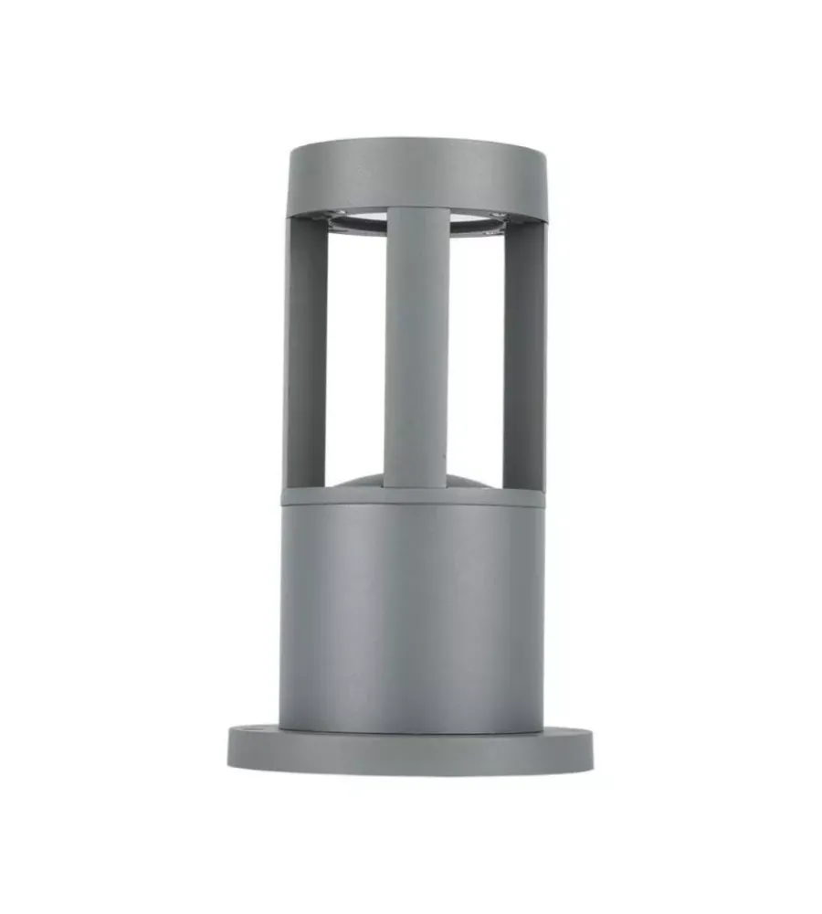 Illuminazione Per Esterno- Lampada led da terra da esterno vtac grigio 6400k